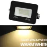 Projecteur LED - réflecteur étanche - phare de travail - 10W - 100W
