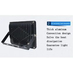 Projecteur LED - réflecteur étanche - phare de travail - 10W - 100W