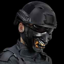 MáscaraMáscara de media cara - para Halloween - paintball - pistola de airsoft