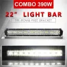 Barre lumineuse LED - 3 rangées - faisceau combo - étanche - pour voiture / tracteur / 4WD / camion / SUV / ATV - 12V - 24V