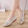 SandaliasZapatos planos clásicos de moda - sin cordones - diseño hueco