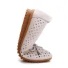 Fashionabla klassiska platta skor - slip-on - ihålig design