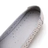 Fashionabla klassiska platta skor - slip-on - ihålig design