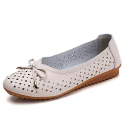 SandaliasZapatos planos clásicos de moda - sin cordones - diseño hueco