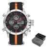 RelojesGolden Hour - Reloj militar deportivo de cuarzo - Analógico - Pantalla LED digital