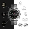 NAVIFORCE - montre de sport de luxe - quartz - numérique - double affichage analogique - étanche
