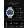 NAVIFORCE - montre de sport de luxe - quartz - numérique - double affichage analogique - étanche