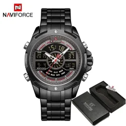 NAVIFORCE - montre à quartz de luxe - analogique - numérique - étanche