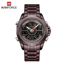 NAVIFORCE - montre à quartz de luxe - analogique - numérique - étanche