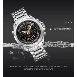 NAVIFORCE - montre à quartz de luxe - analogique - numérique - étanche