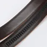 Echtledergürtel mit Automatikschnalle - braun