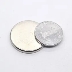 N35 Neodymowy magnes cylindryczny - 25 mm * 3 mm - 10 sztukN35