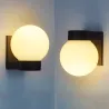 Moderne kugelförmige Lampe - Außenwandleuchte