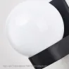 Moderne kugleformet lampe - udendørs væglampe