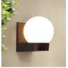 Moderne kuleformet lampe - utendørs vegglampe