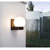 Moderne kuleformet lampe - utendørs vegglampe