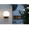 Moderne kugleformet lampe - udendørs væglampe