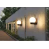 Moderne kuleformet lampe - utendørs vegglampe