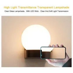 Lampada moderna a forma di palla - applique da esterno
