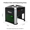 Wainlux - K6 - mini laser graveermachine - printer - snijplotter - houtbewerking - kunststof - 3000mw - WiFiGraveermachines