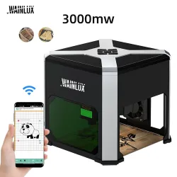 Wainlux - K6 - mini laser engraving machine - printer - cutter - woodworking - plastic - 3000mw - WiFiEngraving machines