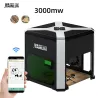 Máquinas de grabadoWainlux - K6 - mini máquina de grabado láser - impresora - cortadora - carpintería - plástico - 3000mw - WiFi