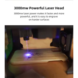 Wainlux - K6 - mini lasergraveringsmaskin - skriver - kutter - trebearbeiding - plast - 3000mw - WiFi