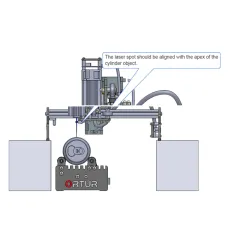 ORTUR YRR - lasergraveringsmodul - Y-axel roterande rulle - burkar - glas