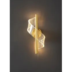 Luminária de parede moderna e luxuosa - LED - arandela de acrílico