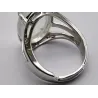Vintage ring - med naturstein - krystall tigerøye - rhodonitt - sodalitt - sandstein - labradoritt - lapis