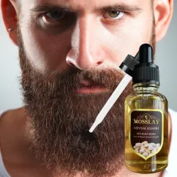 Óleo essencial para o crescimento da barba - anti queda de cabelo - cuidado nutritivo para a barba