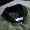 Bomber - pilotjacka - kort vindjacka - dubbelsidig - med lappar/dragkedja - slimmad typ
