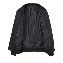 Bomber - pilotenjack - korte windbreaker - dubbelzijdig - met patches / rits - slim typeJassen