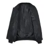 Bomber - pilot jacket - short windbreaker - double sided - with patches / zipper - slim typeJackets