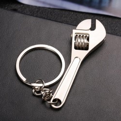 Mini llave inglesa ajustable de metal - llavero