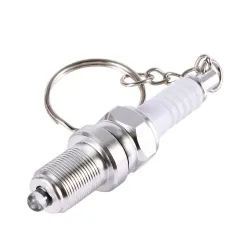 Nyckelring med tändstift med LED