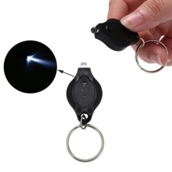 Mini lomme nøglering - lommelygte - LED - 5 stk