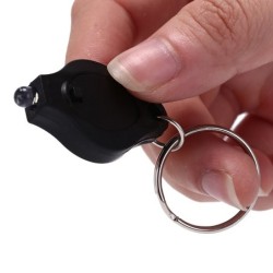 Mini pocket sleutelhanger - zaklamp - LED - 5 stuksSleutelhangers