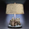 Retro hartsslott - prydnad - bordslampa - LED