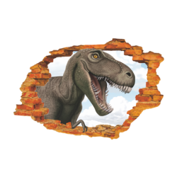 Adesivo decorativo de parede - Jurassic Park - super dinossauro