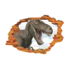 Dekorativt väggklistermärke - Jurassic Park - superdinosaurie