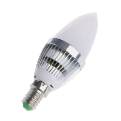 E12 E14 3W RGB LED 15 - ampoule bougie avec télécommande - changement de couleur
