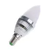 E12 E14 3W RGB LED 15 - ampoule bougie avec télécommande - changement de couleur