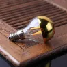 LED-lampa - G45 guld spegelbubbla - dimbar - varmvit - 4W - E12 - E14 - 10 st