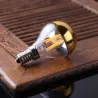 LED lamp - G45 gold mirror bubble - dimbaar - warm wit - 4W - E12 - E14 - 10 stuksE14