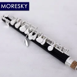 MORESKY - mini piccolo - C-nøkkelfløyte - cupronickel - sølvbelagt