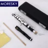 MORESKY - mini piccolo - C-Key flute - cupronickel - silver plated - with caseMusical Instruments