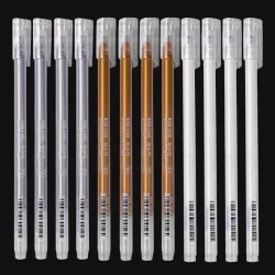 Gel tegnepen - highlighter - kunsttuscher - vandtæt - 0,6 mm