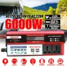 Konwerter ładowania samochodu - falownik solarny - 6000W - DC 12/24V na AC 220V transformator napięciaSamochody