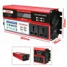 Konwerter ładowania samochodu - falownik solarny - 6000W - DC 12/24V na AC 220V transformator napięciaSamochody